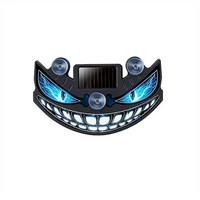 Lumière LED dynamique clignotante « Oeil du Diable » pour voiture, camion, lumière d'avertissement solaire pour vitre arrière, lumière décorative