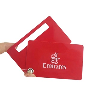 Sọc Trong Suốt Với Tùy Chỉnh Du Lịch Độc Đáo Thẻ Nhựa Cứng PVC Hành Lý Tag Tên Tag - Product Image 6