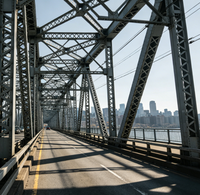 Bâtiments préfabriqués modulaires en acier pour ponts, conçus pour un réseau routier extensible et un plan d'extension futur