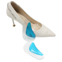 Semelles confortables en silicone, coussinets pour pieds plats, soutien de la voûte plantaire, inserts en gel pour fasciite plantaire, semelles pour pieds plats
