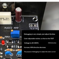 Kit de carte amplificateur de puissance 2 canaux à circuit haute tension HIFI Famous Machine, carte amplificateur d'entrée/sortie FET