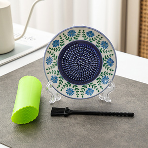 Ensemble de hachoirs à ail en céramique Blue Core 522, râpe manuelle multifonctionnelle pour ail, gingembre, fruits, herbes et épices - Product Image 1