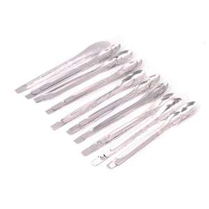 Gelsonlab HSG-225 3 unids/set cuchara de cuerno de acero inoxidable, cucharón Medicinal, suministros de <span class=keywords><strong>laboratorio</strong></span> longitud 10cm,12cm,14cm - Product Image 3