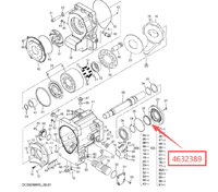 4632389 Suku Cadang Asli Hitachi Seal Oli Pompa Hidrolik Suku Cadang Hidrolik untuk Excavator ZX690LCH-5A/ZX890LCH-5A/ZX900LCH-6A