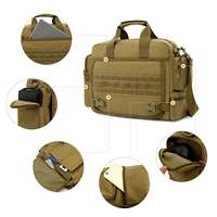 Sacoche tactique pour ordinateur portable 14 pouces, sac messager, sac à bandoulière, sac à main pour hommes