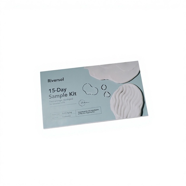 Innovate Design 100% Recyclable Eco-Friendly Skincare Poster Sample Kit Packaging with 15 Days Delivery Lotion Serum Tester