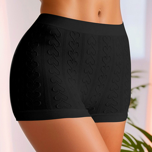 Boxer da Donna XYKrissas Boyshorts a Vita Media in Jacquard a Cuore Mutandine Romantiche Boxer Femenino Boxer da Donna Carino - Product Image 3