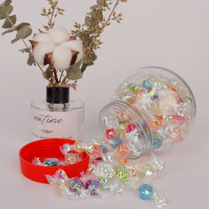 Vente en gros PET 600ml <span class=keywords><strong>plastique</strong></span> <span class=keywords><strong>transparent</strong></span> en forme de <span class=keywords><strong>boule</strong></span> bouteille transparente biscuit biscuit pot de bonbons bouteille de lumière de Noël - Product Image 6