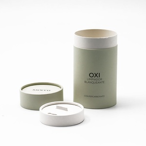 จัดหาบรรจุภัณฑ์หลอดกระดาษรีไซเคิลแบบกำหนดเองได้ พร้อมตกแต่งด้วยตาข่ายหมุน สำหรับบรรจุแป้งและอาหารผง - Product Image 4