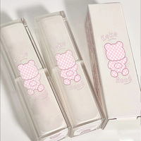 ODM crème hydratante longue durée mat Keke humeur mignon debout petit ours boue couleur rouge à lèvres