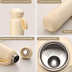 Bouteille d'eau de gymnastique portable personnalisée de 450ml 16oz avec logo personnalisé Bouteille d'eau en acier inoxydable 316 isolée sous vide à double paroi - Product Image 4