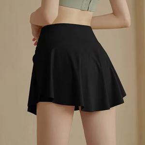 Jupe-short plissée rapide anti-transparence imprimée pour femme, taille haute, pour le sport, le yoga et le tennis, idéale pour l'été, personnalisable avec le nom de l'équipe (OEM) - Product Image 3