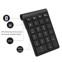 22-toetsen multifunctioneel Bluetooth-nummerblok Draadloos numeriek toetsenbord Toetsenborduitbreidingen voor laptop/desktop/pc's