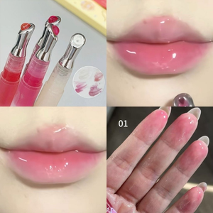 Maquillaje Cosméticos de alta calidad Fruta Miel Esencia de labios translúcido Miel Hidratante Color de labios Brillo de labios <span class=keywords><strong>transparente</strong></span> - Product Image 6