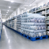 Tissu satiné 100 % polyester anti-boulochage, croisé 75D, doux, brossé, décoratif, largeur 118 pouces, 120 g/m², pour rideaux et draperies, vente en gros