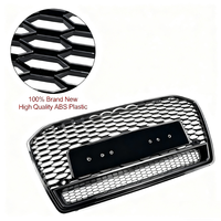 Prix usine voiture A6 C7 grille de pare-chocs avant mise à niveau RS6 Style nid d'abeille noir brillant gril pour Audi A6 S6 C7.5 2016 2017 2018