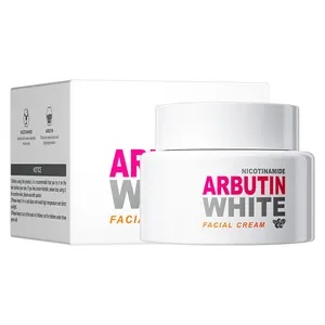 Nicotinamide arbutine crème à l'essence blanchissante et embellissante de marque privée OEM crème hydratante et éclaircissante pour le visage