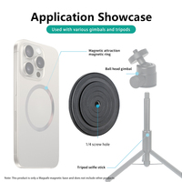 Support magnétique universel en alliage pour téléphone portable, base d'affichage pour appareil photo reflex numérique de bureau, accessoires de trépied à rotule universelle pour prise de vue