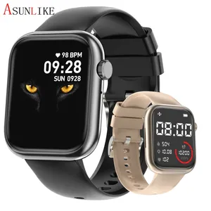 Factory Wholesale Price Cheap smart watch G104 Square full touch color screen Bluetooth Phone smart watch for men women