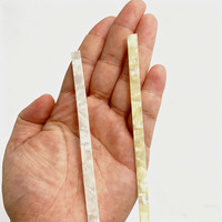 Bandes de bordure de guitare en celluloïd, couleur écaille de tortue et nacre blanche, garniture de bord de corps de guitare pour pièces de guitare acoustique