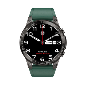 Montre connectée Domino DM50 ronde AMOLED, nouvelle arrivée <span class=keywords><strong>2023</strong></span>, étanche IP68, bon prix, tracker de santé, appels Bluetooth - Product Image 1