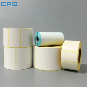 Custom OEM 4x6 100x150mm High Brightness Thermal Sticker Roll Clear Image Barcode Printing Shipping Label Paper Bulk - Product Image 1