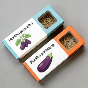 กล่องใส่เมล็ดพันธุ์พิมพ์ดิจิทัลแบบกำหนดเอง พิมพ์สองด้าน เคลือบลามิเน<span class=keywords><strong>ต</strong></span>ด้าน ป้องกันรอยขีดข่วน เคลือบยูวี บุด้วยฟองน้ำ สำหรับบรรจุภัณฑ์ - Product Image 2