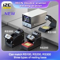 Estación de Soldadura I2C 3SCN con Plataforma de Reparación de Soldadura de Doble Mango C210 C115 para Reparación de PCB BGA de Teléfonos, Herramientas de Soldadura