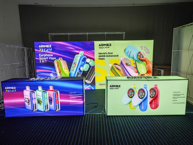 Pop up Banner Display Stand With LED Lighting High Quality Aluminium Frame