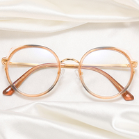 MS 82012 Lunettes pour femmes Nouvelle mode Meilleures ventes Dames Lunettes classiques à monture ronde Monture optique anti-lumière bleue