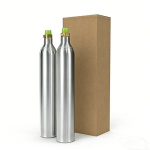 Cilindro de CO2 TR21 para Máquina de Agua Carbonatada, <span class=keywords><strong>Precio</strong></span> al por Mayor, Grado Alimenticio, Botella de CO2 de 0.6L - Product Image 2