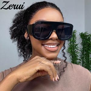 แว่นกันแดดทรงสี่เหลี่ยมขนาดใหญ่พร้อมโลโก้ที่กําหนดเองผู้หญิง <span class=keywords><strong>Steampunk</strong></span> แว่นกันแดดกรอบใหญ่แว่นตาหญิง - Product Image 3