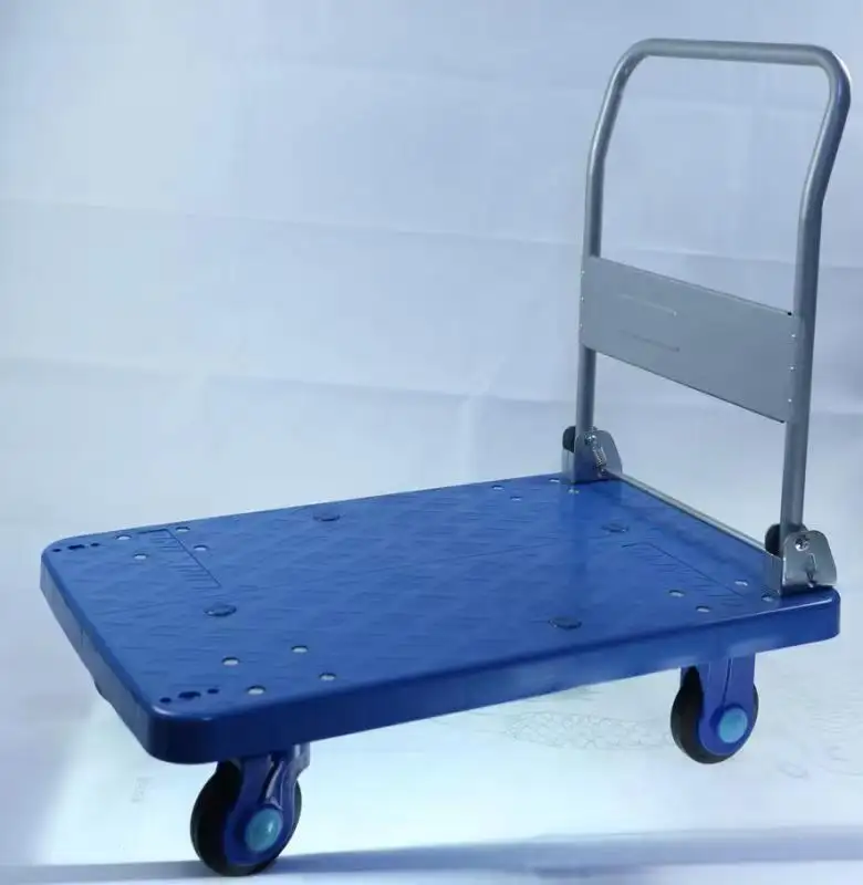Leveren Alle Soorten Plastic/Roestvrij Opvouwbare Steekwagen Winkelwagen Platform Trolley Voor Magazijn Ziekenhuis Supermarkt
