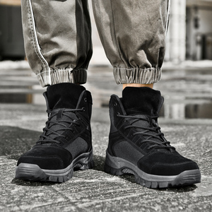 Vente en gros directe d'usine, bottes de randonnée et d'escalade pour femmes et hommes, chaussures de camping et de chasse pour couples, bottes antidérapantes à la cheville - Product Image 2