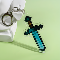 Porte-clés acrylique personnalisé Vente en gros d'usine Personnage d'anime mignon Porte-clés en acrylique Porte-clés pendentif en plastique