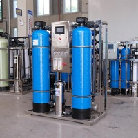 Usine de traitement d'eau par osmose inverse automatique en PRV et acier inoxydable, personnalisée en usine, avec système de filtration RO, PLC et UV