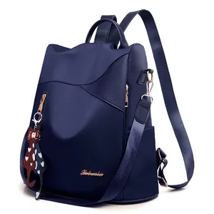 NUOVO Zaino Antifurto alla Moda per Donne, Tessuto Resistente in Oxford, Borsa Scolastica Elegante per Ragazze, Zaino da Viaggio Femminile - Product Image 1