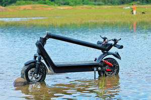Bicicleta Eléctrica Profesional de Dos Ruedas, Sin Escobillas, Doble Motor de 36V 500W, Alta Potencia, Digital Inteligente, 70km de Autonomía, Suspensión Completa, Impermeable, Unisex - Product Image 6