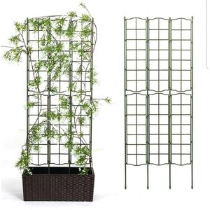 Support <span class=keywords><strong>pour</strong></span> plantes en treillis de jardin, 20 pièces, panneaux pliables <span class=keywords><strong>pour</strong></span> escalade, vignes et fleurs, filets métalliques, lierre, Rose, raisin C - Product Image 1