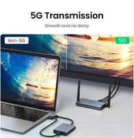 Extensor Inalámbrico HD-MI, Kit de Transmisor y Receptor de Video 5G 50M, Transmite Pantalla, Dongle para TV, PC, PS5/4, Monitor