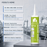 Fabricant de mastic silicone neutre pour fenêtres, portes, verre, étanche, résistant aux intempéries, cartouche de 300 ml, usine OEM