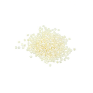 Ilan Abalorios Perline a Forma di Riso 4mm Beige Crema 50G - Product Image 2