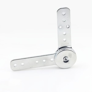 Charnière de meuble, longueur 242 mm, épaisseur 4 mm, réglage multi-angles pour appui-tête et accoudoir de canapé - Product Image 3
