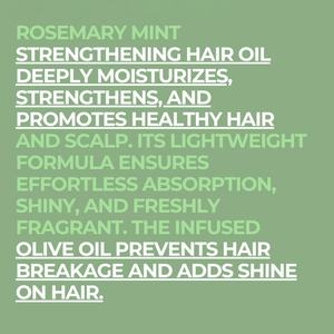 Aceite Capilar Fortalecedor con Biotina, Aceite de Oliva, Romero y Menta para el Control del Frizz, la Rotura y el Daño del Cabello, Marca Privada Personalizada - Product Image 4