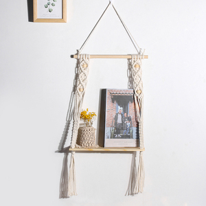 Tapiz <span class=keywords><strong>de</strong></span> pared <span class=keywords><strong>de</strong></span> algodón hecho a mano <span class=keywords><strong>para</strong></span> el hogar, macramé colgante <span class=keywords><strong>de</strong></span> macramé con soporte <span class=keywords><strong>para</strong></span> maceta, colgador <span class=keywords><strong>de</strong></span> <span class=keywords><strong>madera</strong></span> <span class=keywords><strong>para</strong></span> maceta, decoración moderna - Product Image 1