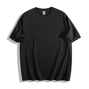 T-shirt da uomo in 100% cotone 180GSM, vestibilità casual ampia, in maglia, <span class=keywords><strong>design</strong></span> neutro, personalizzabile con logo stampato e ricamato, consegna rapida - Product Image 1