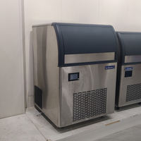 Machine à glaçons commerciale prête à être expédiée, 120 kg/24h, contrôle numérique intelligent, pour café, bar