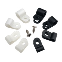 Pince de câble en nylon 1/2 de haute qualité 1000 pièces UC-3 Clips de câble organisateur de fil de Type PA66 R