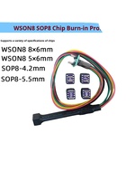 Pin de sonda de resorte de Chip SOP8/VSOP8/VSON8/WSON8 para programación leer escribir y descargar Bios 1,27