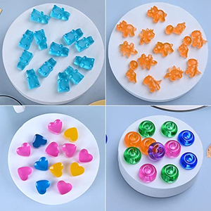 Moule à bonbons en silicone réutilisable, motif dessin animé, pour la pâtisserie au sucre et au chocolat, pour la cuisine DIY - Product Image 5